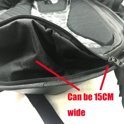 Motorcycle backpack, waterproof hard shell, carbon fiber backpack