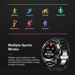 Steel Band Digital Watch, Men smart Sport Watches, Electronic LED, Full touch screen, Waterproof