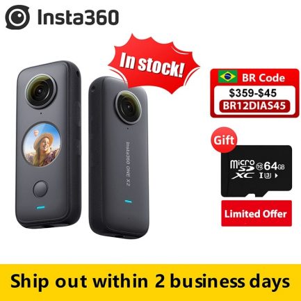 Insta360 one x2, 5.7k vr video 10m, waterproof, 360 one x2, panorama underwater, helmet pro