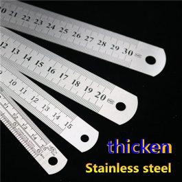 Sewing Foot 15-30cm Stainless Steel Metal Straight Ruler, Measuring Tool