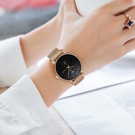 Lige new women luxury brand watch, waterproof wristwatch, female fashion casual watches