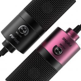 Fifine Metal USB Condenser, Recording Microphone For Laptop, Studio Recording Vocals Voice