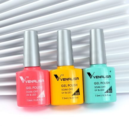 Venalisa fashion bling, 7.5ml soak off uv gel nail, polish cosmetics nail