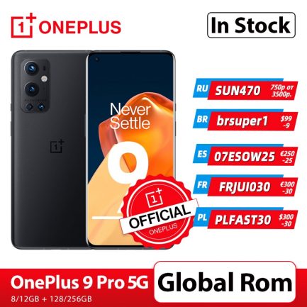 Oneplus 9 pro – international version, 5g, 8gb, 128gb, 888 120hz fluid display 2.0 hasselblad 50mp ultra-wide