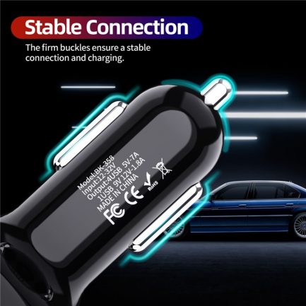 4 ports usb car charge, fast charging for all cellphone kind