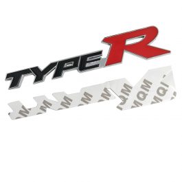Car Styling, 3D Metal Alloy, Type R Sticker For Honda.