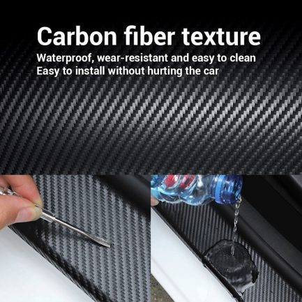 Nano carbon fiber, car sticker, protector anti scratch strip tape