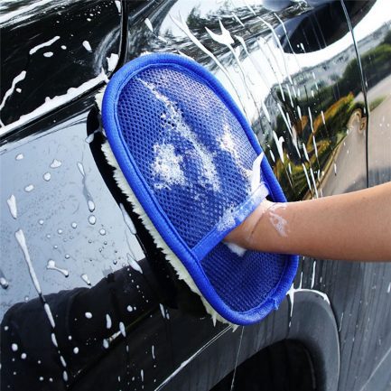 Car cleaning, wool cashmere washing gloves