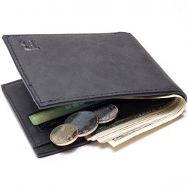High Quality, Fashion Men’s Luxury Business Wallet, Card Holder Purse, Coin Bag Zipper