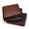 Pu men’s wallet, retro leather men’s wallet, horizontal multi-card, pure color