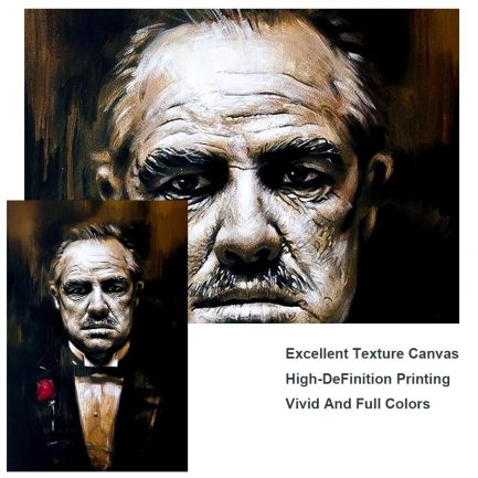 Godfather abstract, movie posters, canvas painting cuadros
