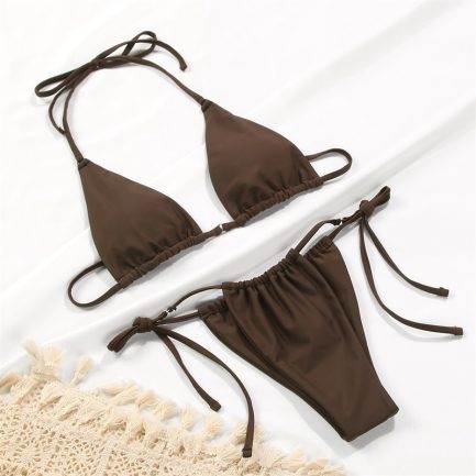 Rinabe bikini  swimsuit, solid color bikini set