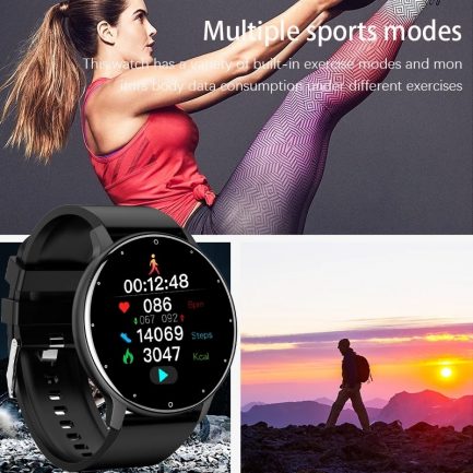 Lige 2022 fashion smart watch, men fitness bracelet, heart rat, e blood pressure and so more