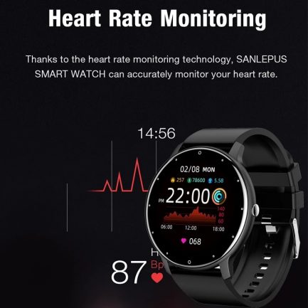 Lige 2022 fashion smart watch, men fitness bracelet, heart rat, e blood pressure and so more