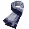 Luxurious scarf for men, checkered pattern