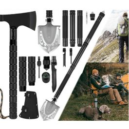Multifunctional Shovel Ax Set, Survival Kit, Portable Outdoor Camping Tools