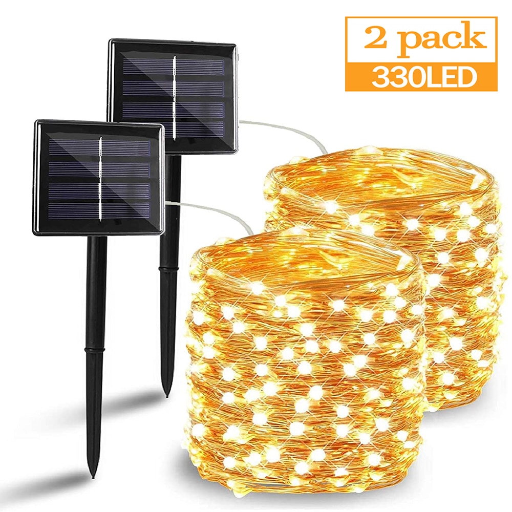 Waterproof 50/100/200/330 led solar light, for holiday party, christmas .