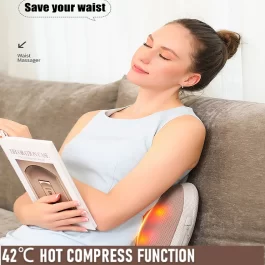 3D Electric Smart Head Back massage Pillow.